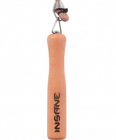 Скакалка Insane IN22-JR300 с деревянными ручками нейлон brown