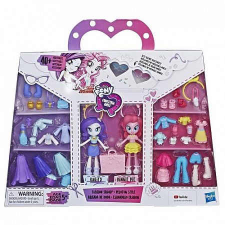 Игровой набор My Little Pony Equestria Girls Mini Twilight Rarity+Pinkie Pie (E3130)