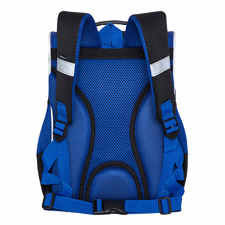 Рюкзак школьный GRIZZLY RAm-085-2 /1 black/blue