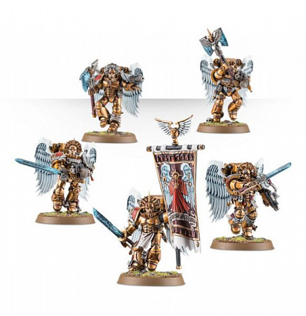 На картинке изображен Фигурки Games Workshop Warhammer: Blood Angels Sanguinary Guard 41-08 Фигурки Games Workshop Warhammer: Blood Angels Sanguinary Guard 41-08
