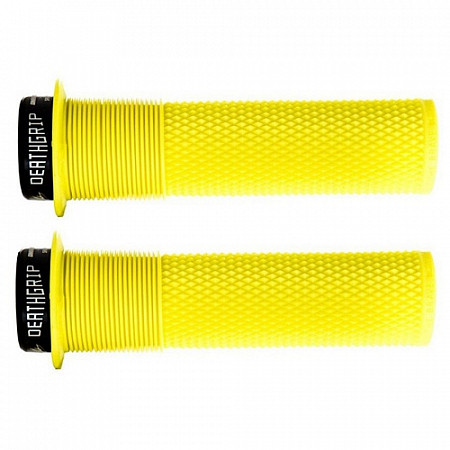 На картинке изображен Грипсы DMR Brendog Death Кратон 29.8мм DMR-G-BREN-THIN-FY Yellow Грипсы DMR Brendog Death Кратон 29.8мм DMR-G-BREN-THIN-FY Yellow