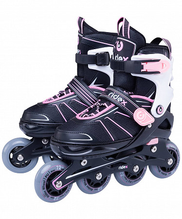 Роликовые коньки раздвижные Ridex Halo pink