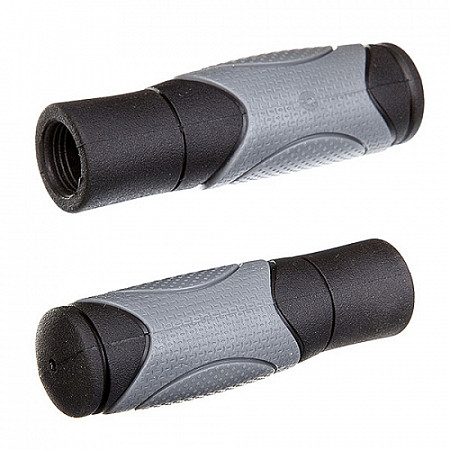 На картинке изображен Грипсы STG 125мм HL-G82 Black/Grey Грипсы STG 125мм HL-G82 Black/Grey