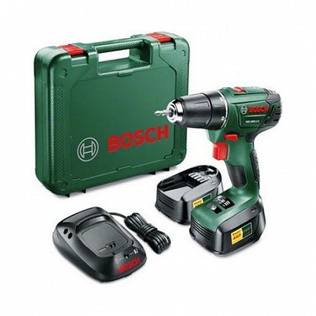 Дрель-шуруповерт аккумуляторная Bosch PSR 1800 LI-2 06039A3121