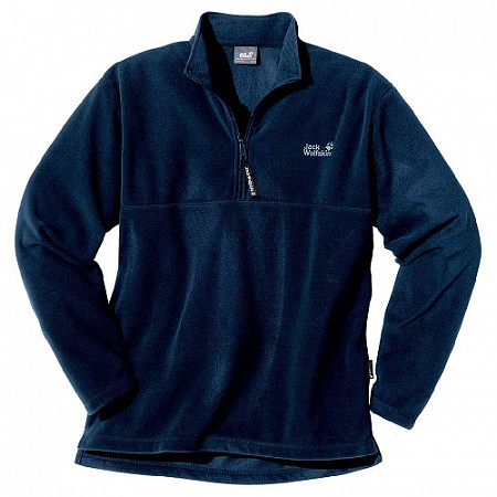 На картинке изображен Пуловер Jack Wolfskin Gecko men Blue Пуловер Jack Wolfskin Gecko men Blue
