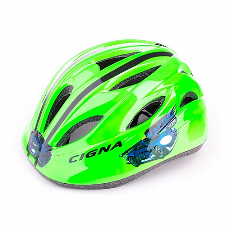 Велошлем детский Cigna Out-Mold WT-021 black/green
