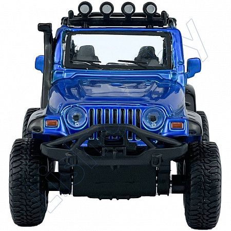 Машинка Maisto 2003 Jeep Wrangler Rubicon (21205) blue