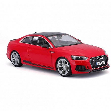 На картинке изображен Машинка Bburago 1:24 Audi RS 5 Coupe (2019) (18-21090) red Машинка Bburago 1:24 Audi RS 5 Coupe (2019) (18-21090) red