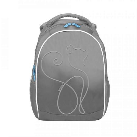 Рюкзак школьный GRIZZLY RG-168-3 /2 grey