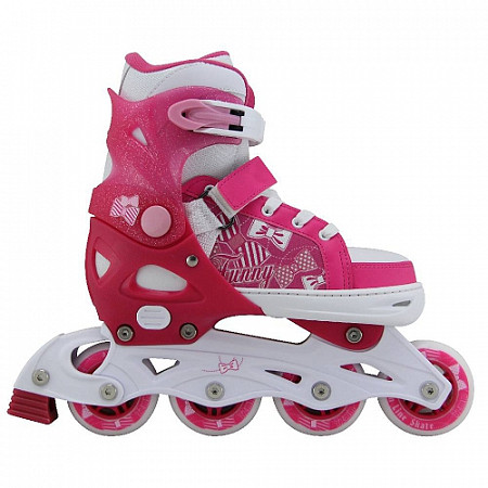 Роликовые коньки Vimpex Sport PW-126 B-30 pink