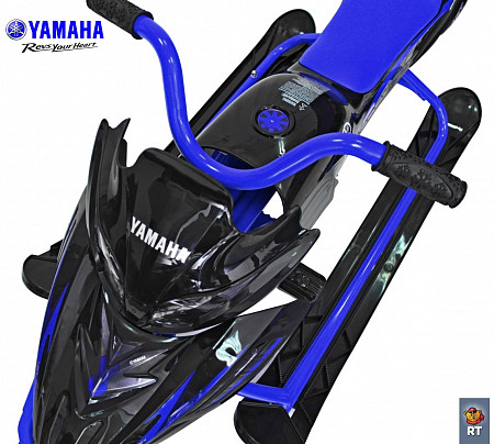 Снегокат Yamaha Apex Snow Bike Titanium black/blue