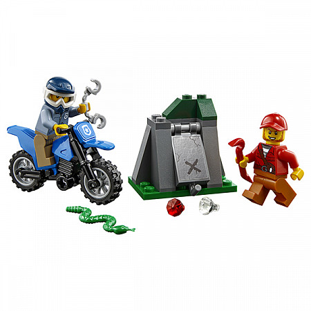 На картинке изображен Конструктор LEGO City Погоня на внедорожниках 60170 Конструктор LEGO City Погоня на внедорожниках 60170