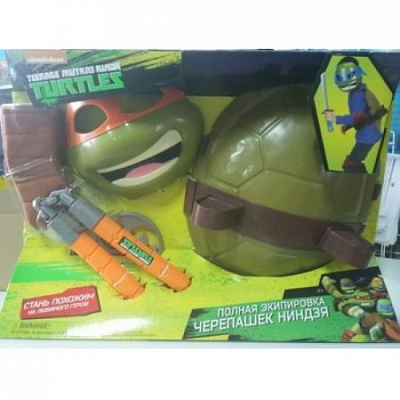 Полный набор боевого снаряжения Turtles Черепашки Ниндзя Микеланджело 92084