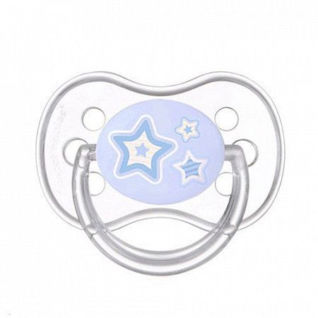 Пустышка Canpol babies Newborn Baby Силиконовая Круглая 18+ мес. (22/564) blue
