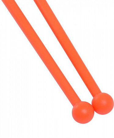 Булавы для художественной гимнастики 35 см У918 orange