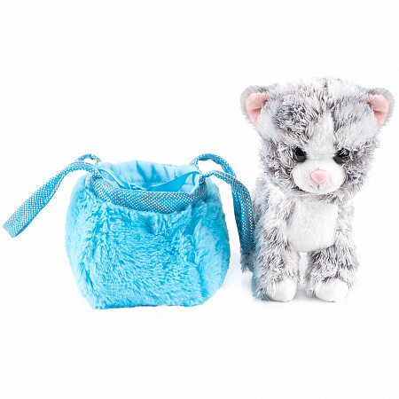 Мягкая игрушка Fancy Котик в сумочке-переноске SUMK0