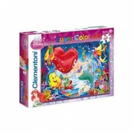 На картинке изображен Пазл Clementoni 60 элементов Русалочка 26734 Пазл Clementoni 60 элементов Русалочка 26734