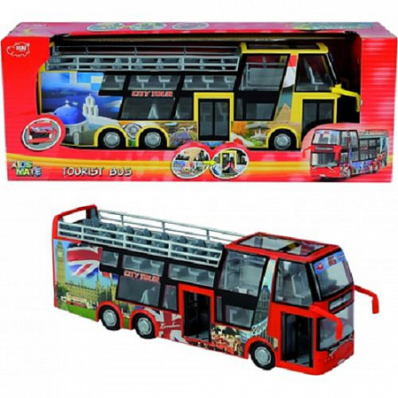 Игрушка Dickie Toys Автобус туристический двухэтажный 29 см (203314322)