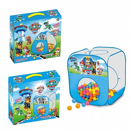 На картинке изображен Детская игровая палатка Щенячий патруль 333A-97 Детская игровая палатка Щенячий патруль 333A-97