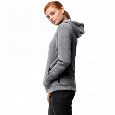 Джемпер женский Jack Wolfskin Finley Jacket Women slate grey