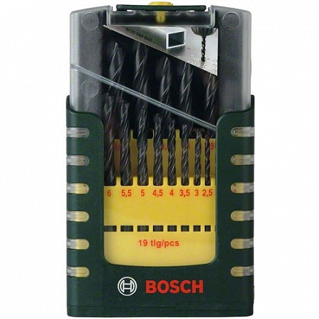 Набор сверл по металлу Bosch 19шт 1,5-10мм HSS-R 2607017151