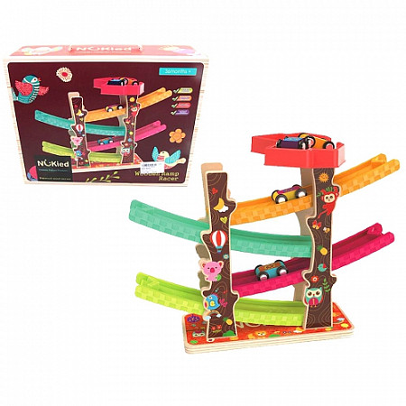 На картинке изображен Игровой набор Весёлые горки HS-M100 Игровой набор Весёлые горки HS-M100