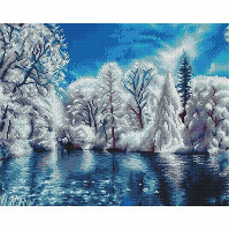 Алмазная мозаика Picasso "Красавица зима" PD4050089
