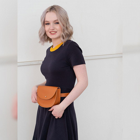 Поясная сумка женская Ors Oro OMS-0152 orange