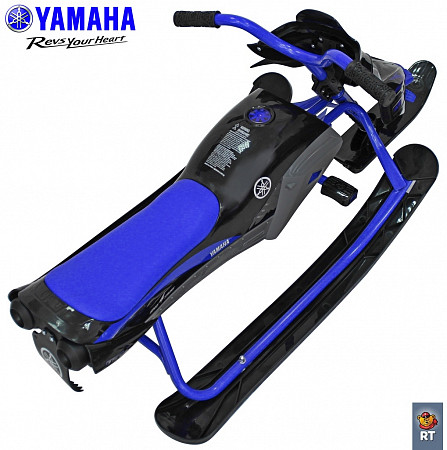 Снегокат Yamaha Apex Snow Bike Titanium black/blue