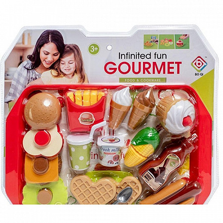 На картинке изображен Игровой набор Продукты BQ800F-3 Игровой набор Продукты BQ800F-3