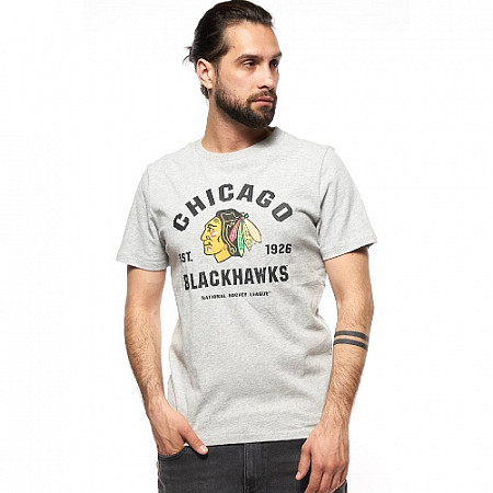 Футболка Atributika&Club NHL Chicago Blackhawks 30620 grey