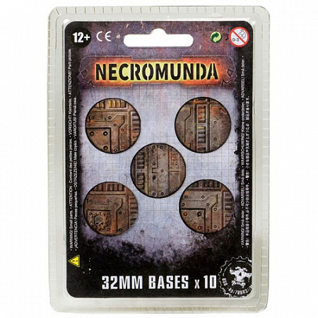 Набор подставок Games Workshop Warhammer Necromunda 32mm Bases 300-16