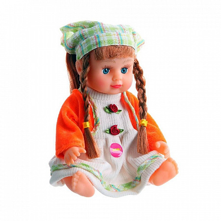Кукла Play Smart Алина в косынке в рюкзачке 5065
