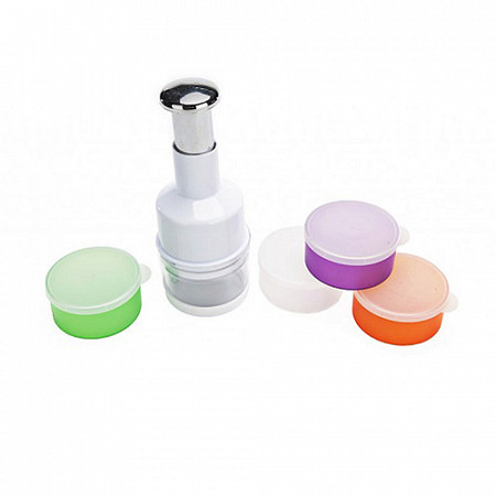 На картинке изображен Измельчитель механический с 4-мя контейнерами Bradex Ударный плюс TD 0123 Измельчитель механический с 4-мя контейнерами Bradex Ударный плюс TD 0123