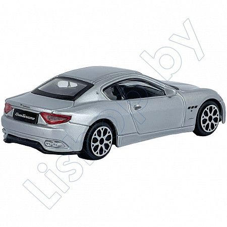 Машинка Bburago 1:43 Maserati GranTurismo 2008 (18-30000/18-30186) silver