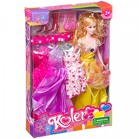 Кукла Koler с набором одежды A24801A