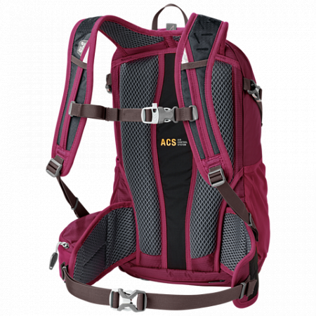 Туристический рюкзак Jack Wolfskin Moab Jam 18 Women dark ruby 2002323-2501