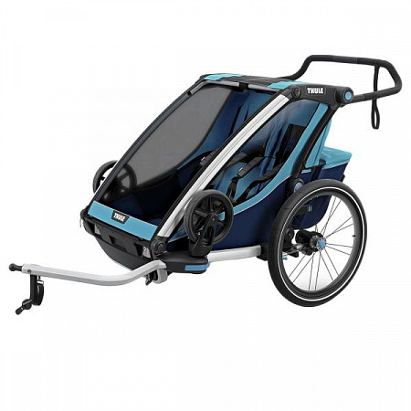 Детская мультиспортивная коляска Thule Chariot Cross1 blue (10202001)