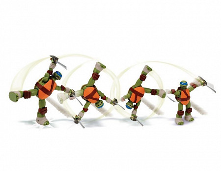 Игрушка Playmates Черепашки-Ниндзя Леонардо с супер приемом 91620 91638