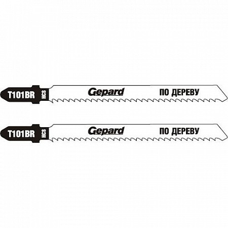 Пилка лобзиковая по дереву Gepard (2 штуки) GP0625-09