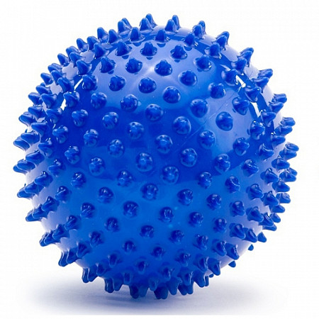 Мяч гимнастический массажный для фитнеса (фитбол) Atemi AGB0210 (10см) Blue