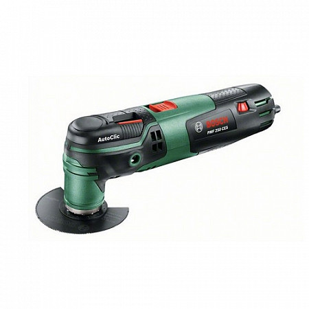 Многофункциональный инструмент (реноватор) Bosch PMF 250 CES + набор оснастки 0603102120