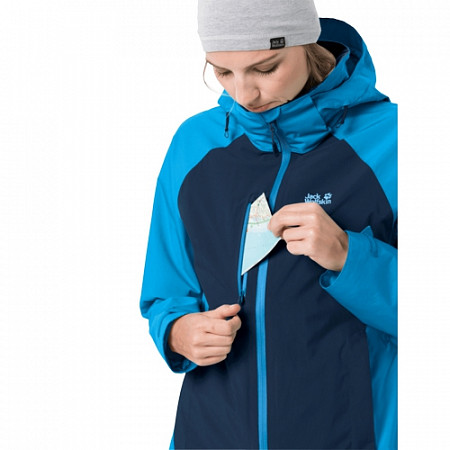 Куртка женская Jack Wolfskin Mount Emin Jkt W dark indigo