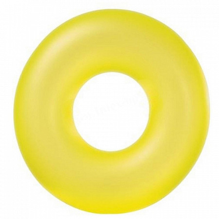 Круг надувной Intex Neon Frost 91 см 59262NP yellow