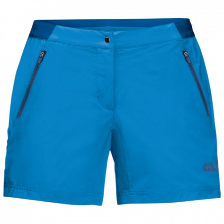 Шорты спортивные для бега  женские Jack Wolfskin Trail Shorts W brilliant blue