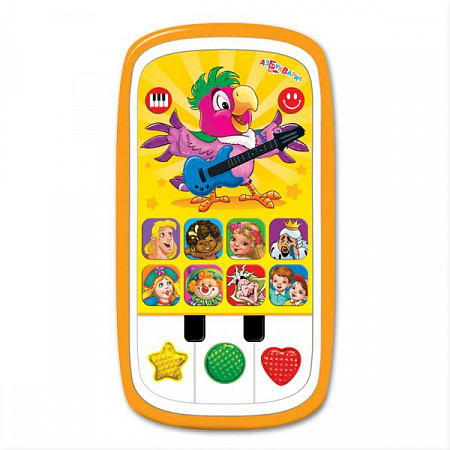 Мультиплеер с пианино Азбукварик Радуга 4680019281001