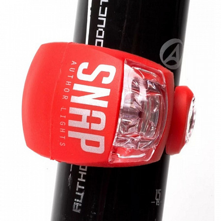 Велофонарь-брелок Author A-Snap R 8-12039114 red
