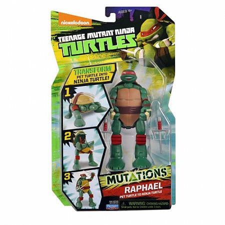 Фигурка Turtles 15 см серия Mutation (домашний питомец) , Раф. 91524