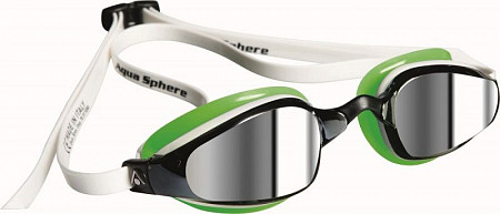 Очки для плавания Aqua Sphere Michael Phelps K180 Mirrored EP112119 white/green