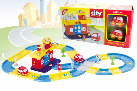 Игровой трек-конструктор Shantou Gepai  Rescue Series (44 дет) FJ-6038K